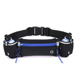 Custom Runners Waterproof Hiking Running Hydration Belt Pack Running Belt Waist Bag with Water Bottle Holder