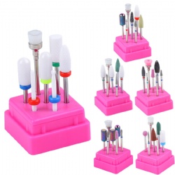 Custom 7 Pieces Tungsten Steel Manicure Tools Nail Drill Bits Set